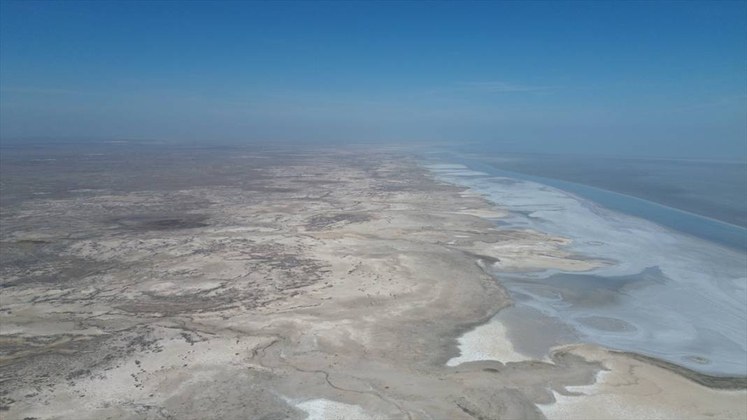 Tuz Gölü can çekişiyor! 130 bin futbol sahasından 13 bine düştü 3